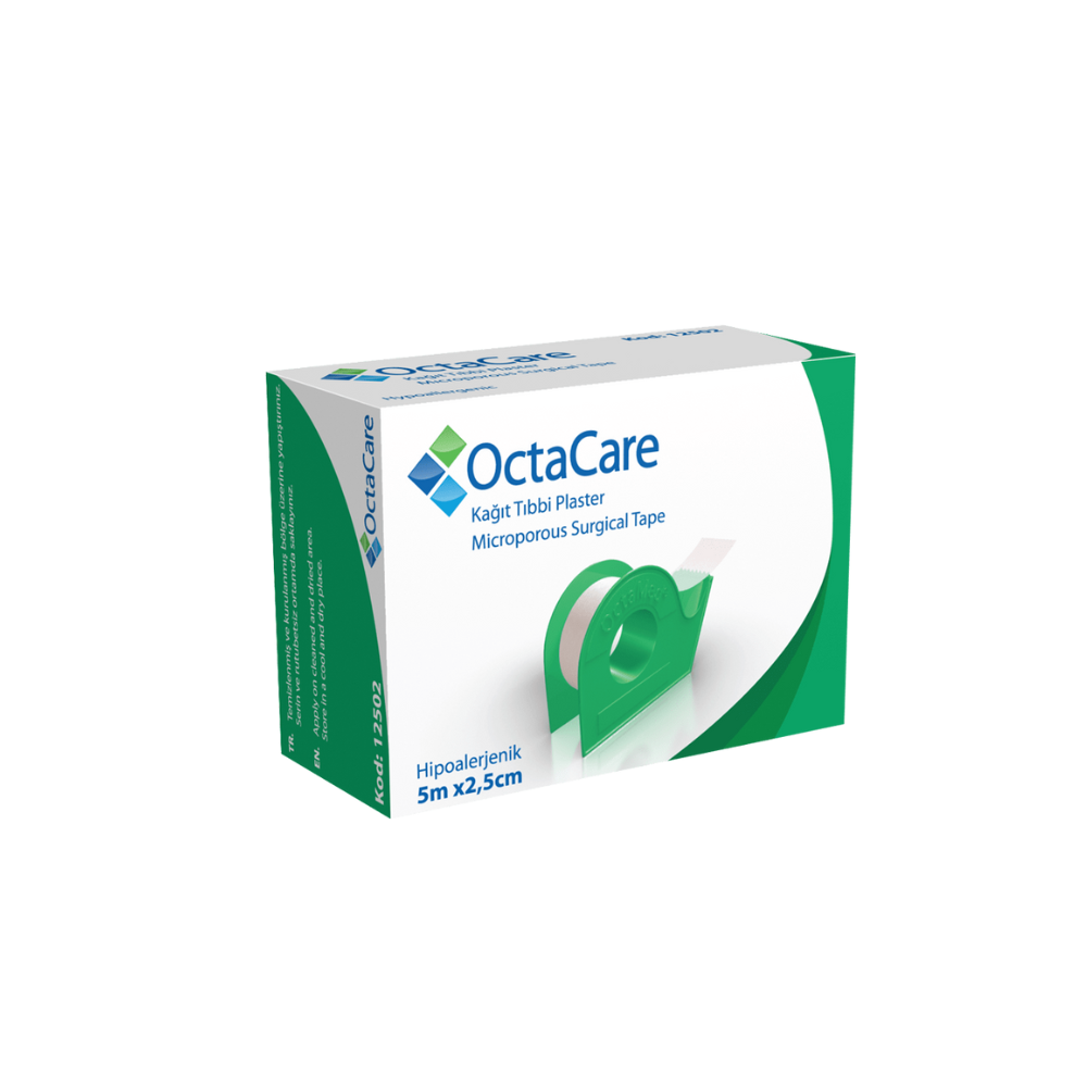 OCTACARE MICROPOROUS SURGICAL TAPE 5M X 2.5CM-1