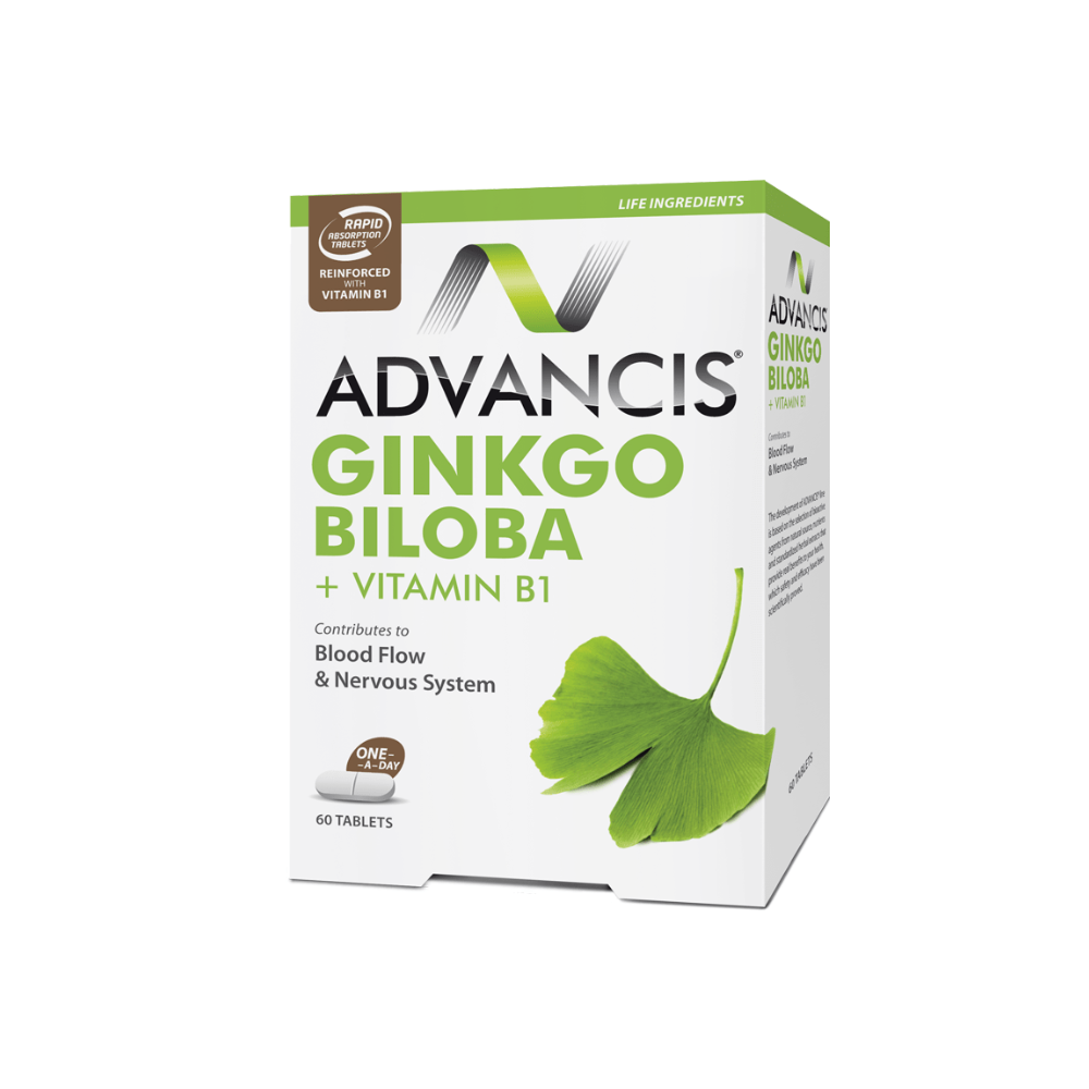 ADVANCIS GINKGO BILOBA+VITAMIN B1 TBL A30-1