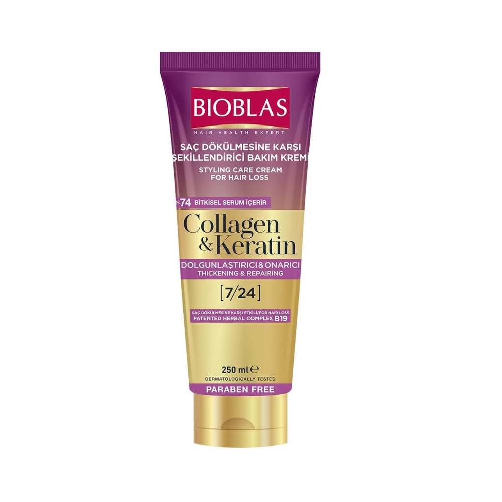 BIOBLAS COLLAGEN & KERATIN STYLING CARE KREM 250ML-1