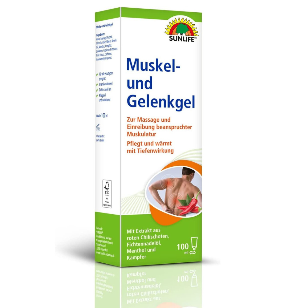SUNLIFE MUSCLE AND JOINT GEL 100 ML-1