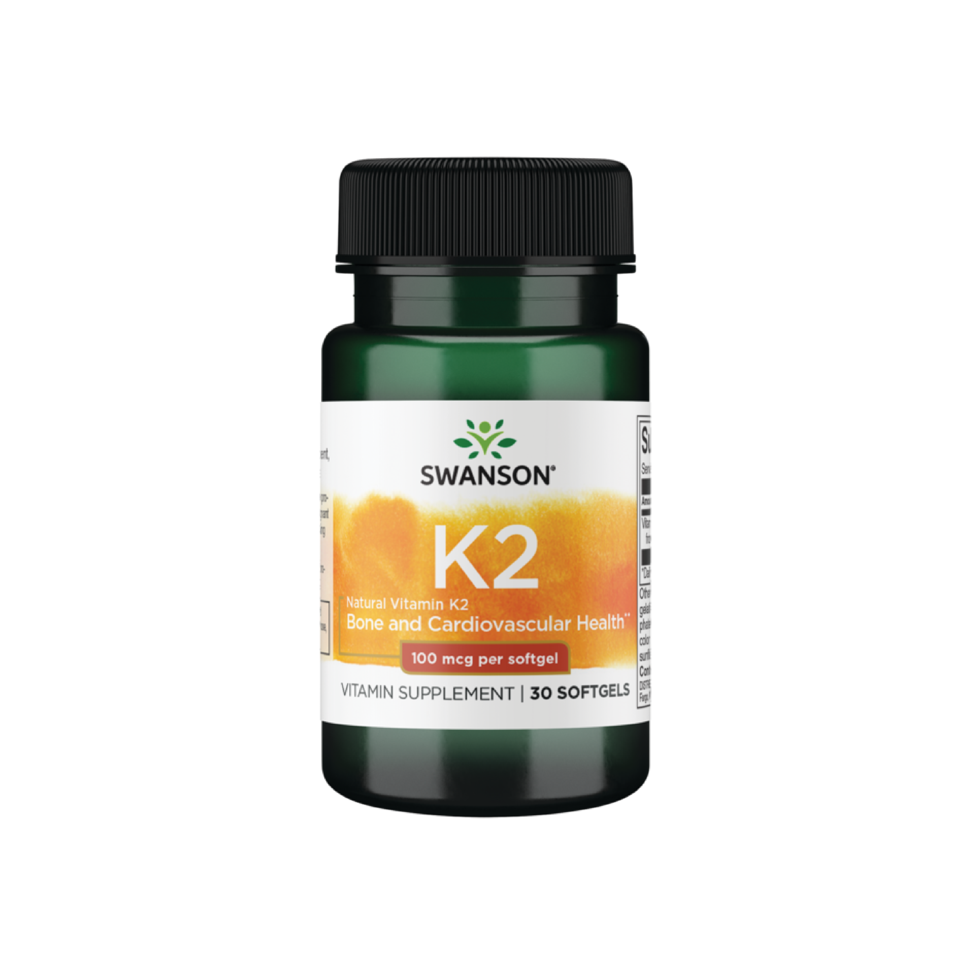 SWANSON VITAMIN K2 100 MCG CPS A30-1