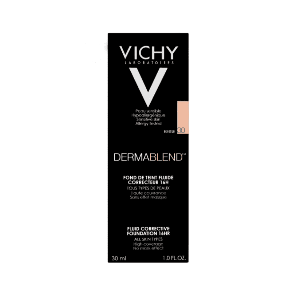 VICHY DERMABLEND FLUID CORRECTIVE FOUNDATION BEIGE 30 30ML-1