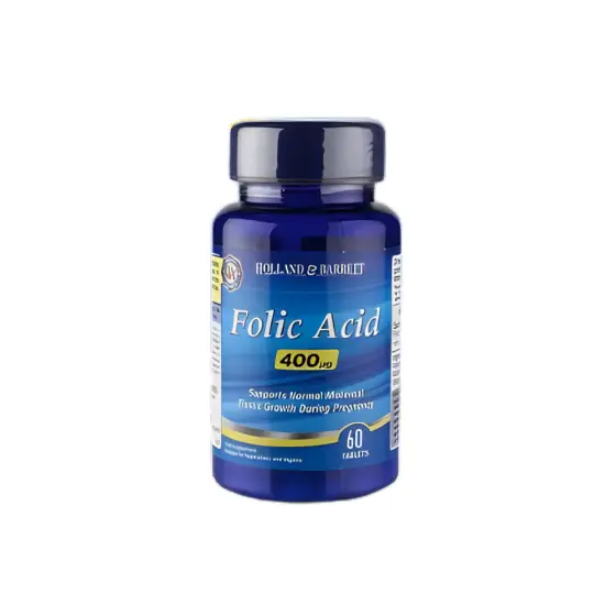 HOLLAND BARRETT FOLIC ACID 400MG TBL A60 photo 1