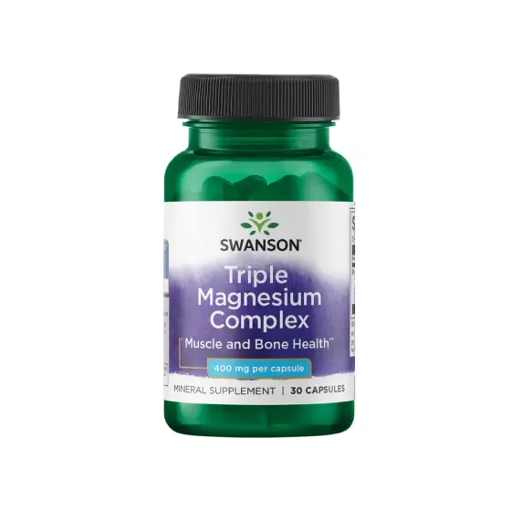 SWANSON TRIPLE MAGNESIUM COMPLEX 400 MG CPS A30 photo 1