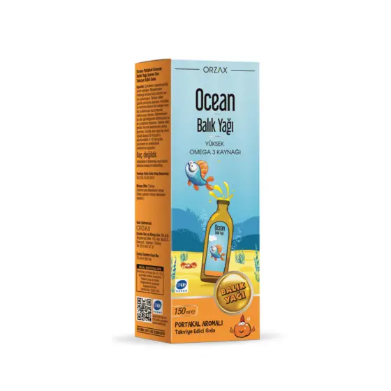 OCEAN FISH OIL PORTOKALL SIR 150ML photo 1