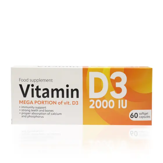 VITAMIN D3 2000 UI CPS A60 photo 1