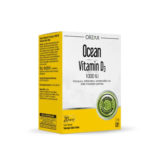 OCEAN VITAMIN D3 SPRAY 1000IU 20ML photo 1
