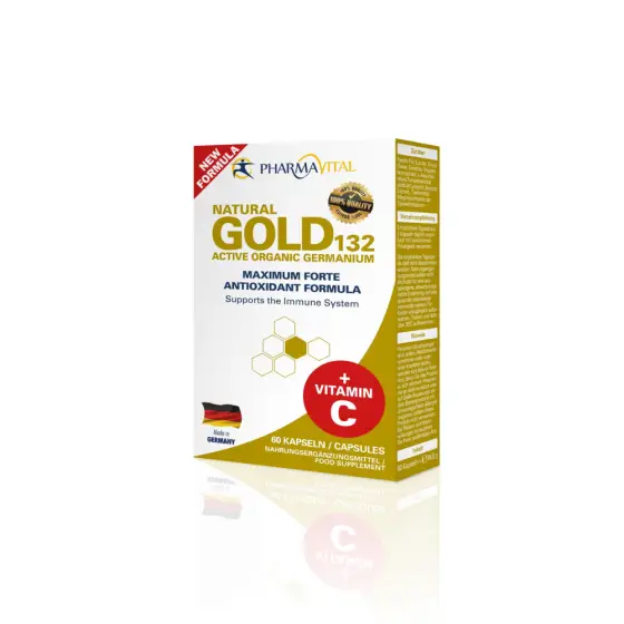 PHARMAVITAL NATURAL GOLD132 + VITAMIN C CPS A60 photo 1