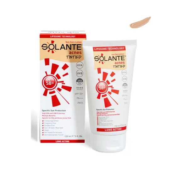 SOLANTE ACNES SPF50+ TINTED 150ML photo 1