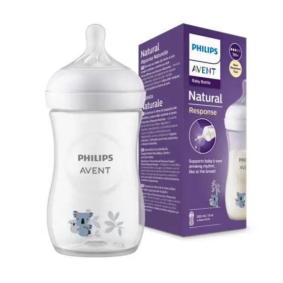 AVENT NATURAL RESPONSE BLUE 260ML 1M+ photo 1