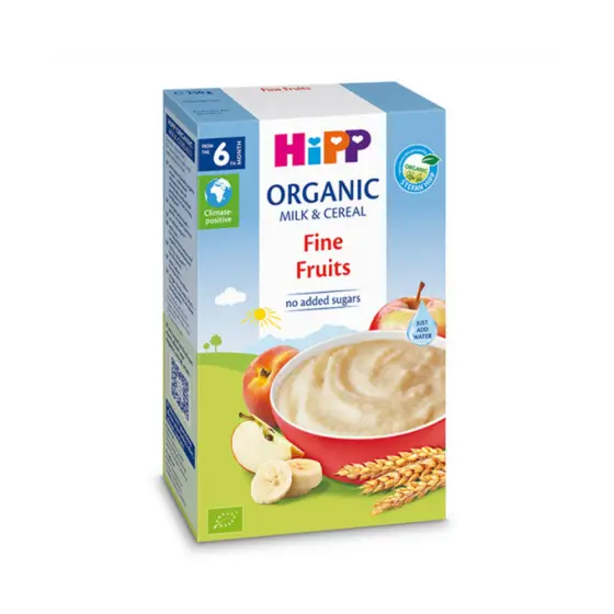 HIPP ORGANIC FINE FRUITS 6M+ 250G photo 1