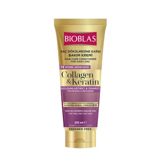 BIOBLAS COLLAGEN & KERATIN HAIR CARE KREM 250ML photo 1